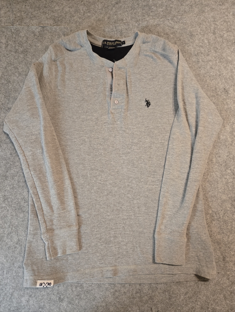 US Polo Assn. Mens Henley L